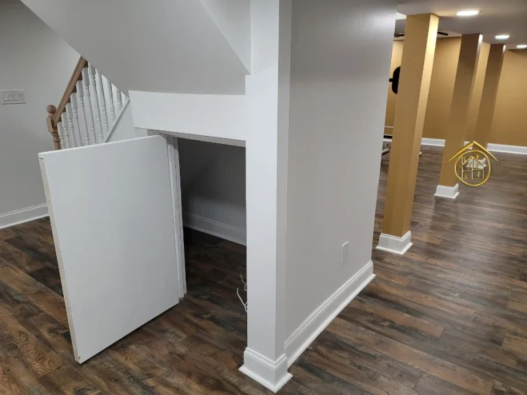 basement remodel - under stair - west windsor - new jersey