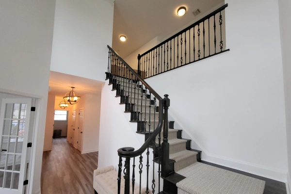 stair makeover-home renovation companies- lee sheetrock home remodeling