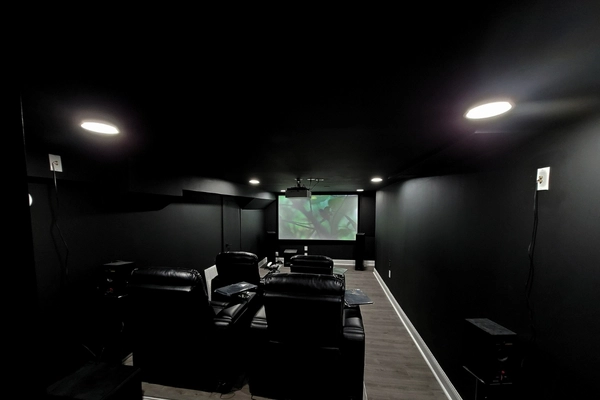 basement finishing princeton with home theater by lee home remodel