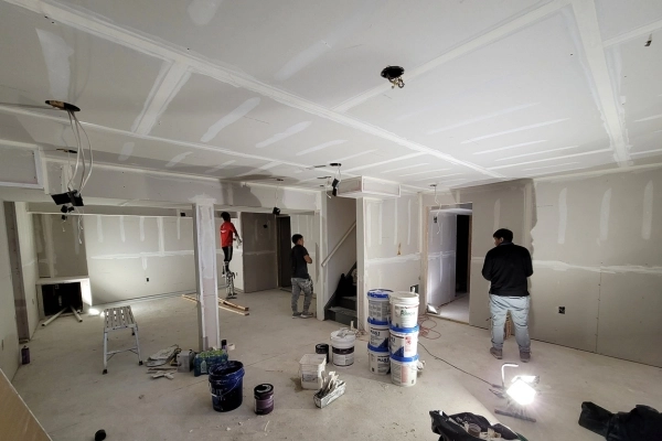drywall joint compound application for drywall finishing
